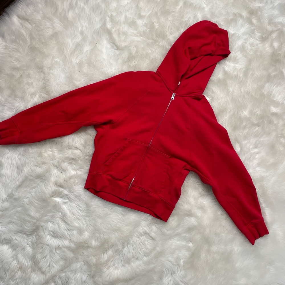 Red Levi zip up jacket size XS